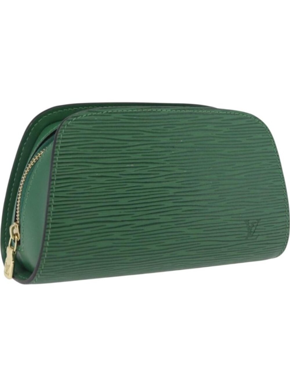 LOUIS VUITTON Epi Dauphine PM Cosmetic Pouch Green M48444